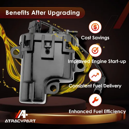 Vista 5 de Módulo de bomba de combustible con filtro de combustible y cable, compatible con motor Kohler EFI Command ECH/ECV 630 650 680 730 740 749, kit