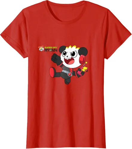 Vista 71 de Ryan's World Super Spy Combo Panda Camiseta, gris, S Asfalto