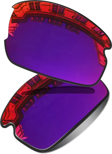 Vista 6 de Lenses Replacement for Oakley Flak 2.0 OO9295 59mm Sunglass - Confirm Fit Scratch Resistant polarizado revestimiento de espejo rubí