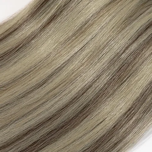 Vista 8 de REECHO Extensiones de cabello, 11 piezas de extensiones de cabello con clip de 24 pulgadas de largo, lacio, HE005, extensiones sintéticas naturales