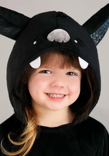 Vista 3 de Disfraz de Murciélago Vampiro para Niños Pequeños Multicolor
