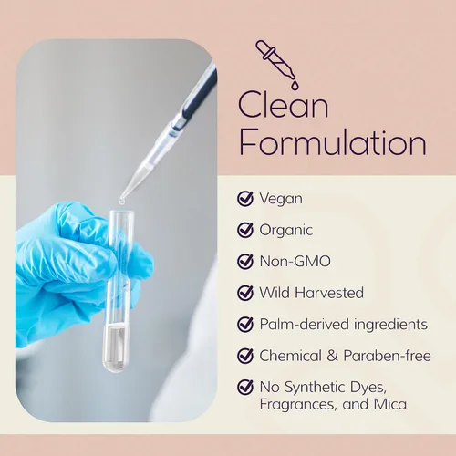 Vista 6 de LUVIH Bruma facial luminosa con velo con agua de rosas, azafrán, jazmín y neroli - Bruma facial hidratante y calmante para un cuidado de la piel