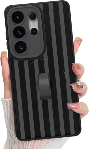Vista 212 de KANGHAR Compatible con iPhone 17 Pro Case Spot Pattern - Negro Mancha rosada negra