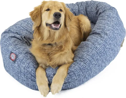 Vista 12 de Majestic Pet Products - Cama en forma de bagel para perro, color caqui, 32 pulgadas