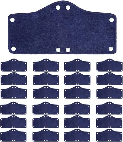 Vista 8 de G & F Products Banda para el sudor, paquete de 6 unidades, forro a presión, 100% algodón, lavable, absorbe el sudor, suave y transpirable, costuras