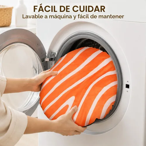 Vista 7 de Cama de sushi para gatos, cama calmante para perros pequeños, 21 B-Sushi