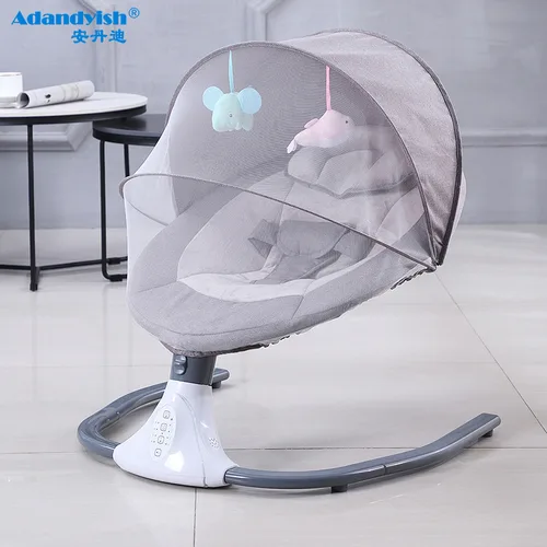 SILLA MECEDORA MOVIMIENTO LATERAL GRIS de GRAVIFLY