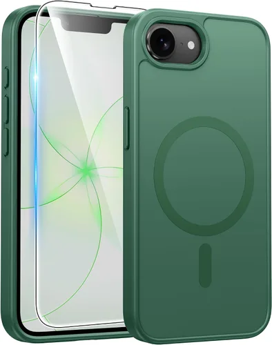 Vista 106 de FNTCASE - Funda para iPhone 16 Pro: magnética, mate, translúcida, de grado militar, protectora contra caídas, resistente, fina, duradera y a prueba