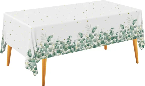 Vista 12 de Suministros para fiesta tropical Luau de flamencos, mantel desechable de plástico impermeable para decoraciones de fiesta de playa hawaiana, 3
