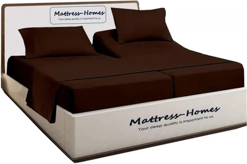 Vista 49 de Mattress-Homes Juego de sábanas de 4 piezas ultra lujosas 100% algodón suave de fibra larga de 16 pulgadas de profundidad, tamaño individual lavable