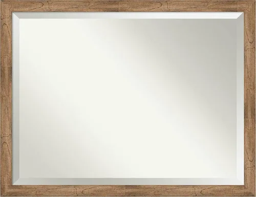 Vista 9 de Amanti Art Bathroom Mirror for Over Sink, Vanity Mirror, Wood Frame, Hangs Horizonally and Vertically, Bathroom Wall Decor, Beveled Edge