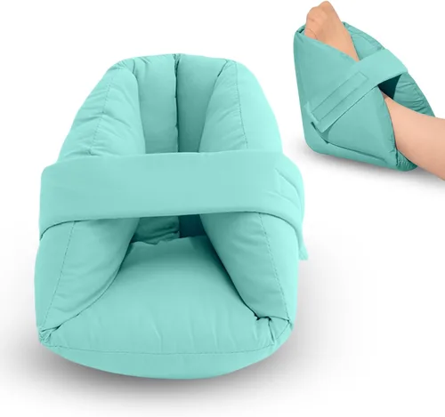 Vista 10 de NYOrtho Protector de Talón para Presión - 2 Botas Ultra Suaves - 2 Almohadas de Pie de Doble Capa para Presión - Protectores de Talón para Llagas