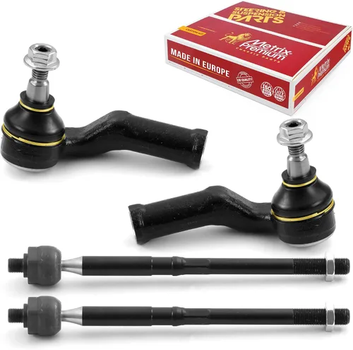 Vista 112 de Metrix Premium Chassis Parts - Kit de 4 piezas de extremos de barra de acoplamiento frontal exterior e interior compatible con Nissan Pathfinder