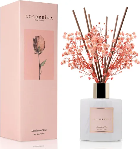 Vista 52 de Difusor de Varillas Cocorrína - Difusor Aromatizante con Aroma de Arroyo de Bambú con 8 Varillas, Difusor de Fragancia para Hogar, Decoración