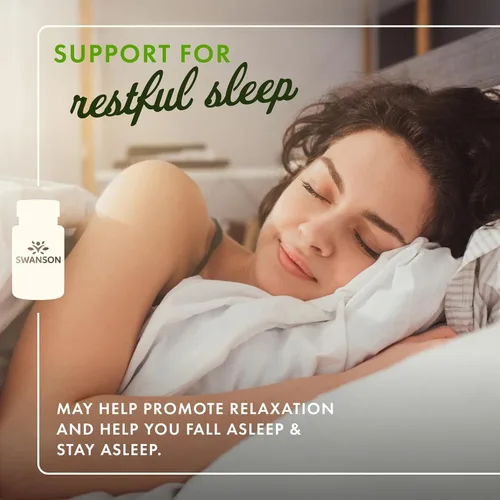 Vista 3 de Swanson Sleep Essentials incluye GABA y melatonina - 60 cápsulas vegetales