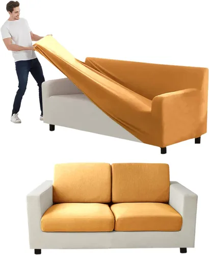 Vista 82 de Funda para Sofá de Terciopelo, Fundas Elásticas para Sofá para Funda Principal Separada/Respaldos y Cojines de Asiento, Funda para Sofá, para Fundas