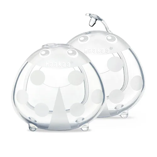 Vista 11 de haakaa - Colector de leche Ladybug de 40 ml, copa de lactancia portátil, cubierta suave, recipiente de leche materna, extractor portátil de leche