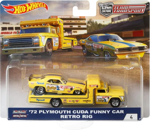 Vista 5 de Hot Wheels Equipo de transporte Retro Rig