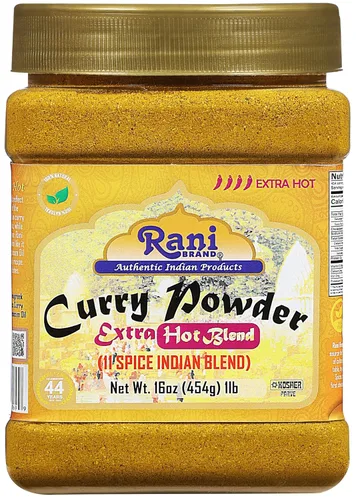 Vista 10 de Rani Polvo de Curry Picante (Mezcla Auténtica India de 11 Especias) 80oz (5lbs) 2.27kg a Granel ~ Todo Natural Sin Sal Vegano Sin Colorantes
