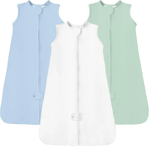 Vista 22 de TotAha Baby Sleep Sacks 3-Pack, 0.5 TOG Wearable Blanket, 3-6-15-24 Months León Boho