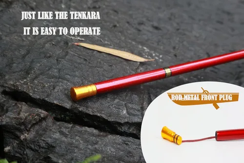 Vista 3 de Tenkara Rod - Kit de caña de pescar con mosca, caña de pescar para niños, cañas plegables para moscas de arroyo pequeño, para todas las aguas, tubo