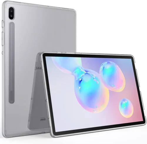 Vista 7 de Puxicu Funda transparente para Galaxy Tab A7 Lite 2021, diseño delgado, flexible y suave, funda protectora de TPU para tableta Samsung Galaxy Tab A7