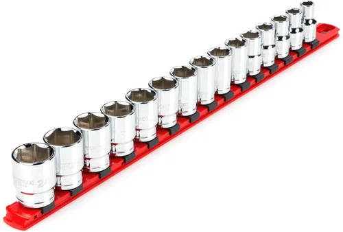 Vista 16 de TEKTON - Juego de dados de 1/2 pulgada con engrane de 6 puntos, 10 piezas (15/16-1-1/2”), SHD92109
