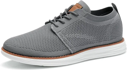 Vista 9 de Bruno Marc Zapatillas de malla para hombre Oxfords ligeras Albaricoque