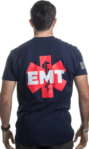 Vista 5 de EMT AEMT Star Life Camiseta de emergencia para ambulancia médica paramédica para hombres y mujeres