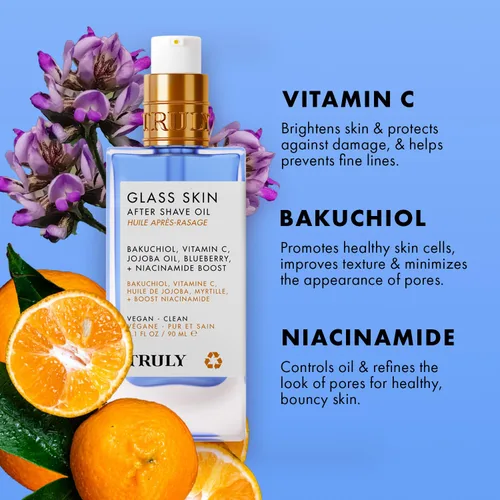 Vista 4 de Truly Beauty After Shave Oil Trio 3 aceites hidratantes y calmantes para aliviar quemaduras de afeitar, prevención de encarnaciones y piel suave