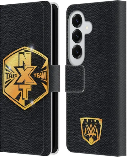Vista 175 de Head Case Designs Officially Licensed WWE Cruiserweight Champion Title Belts Leather Wallet Case Compatible with Samsung Galaxy A07 4G Campeón