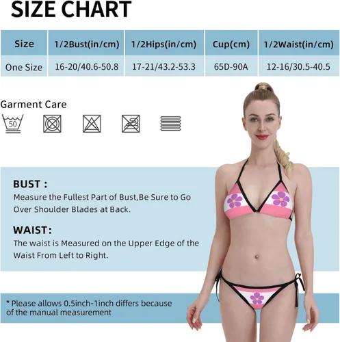Vista 7 de Nuevos conjuntos de bikini sexy de dos piezas para mujer triángulo superior y tanga traje de baño de amarre