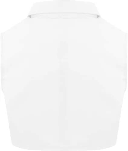 Vista 7 de Cuello falso desmontable Dickey cuello sólido medias camisas falso cuello para hombre joven