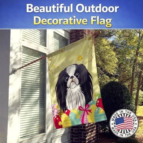 Vista 19 de Caroline's Treasures BB1923GF Bandera decorativa para jardín con diseño de Border Collie, para caza de huevos de Pascua, para jardín, jardín, patio