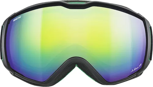 Vista 3 de Julbo Gafas aeroespaciales verde/negro - REACTIV 2-3 lente roja con control de deslumbramiento con espejo verde