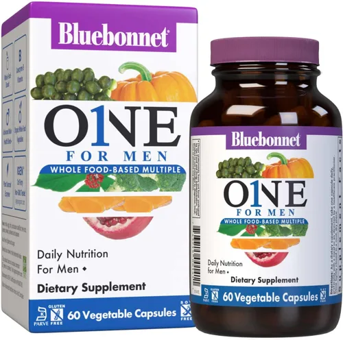 Vista 10 de Bluebonnet Nutrition One for Men Whole Food-Based Multiple, nutrición diaria*, sin OMG, apto para vegetarianos, kosher, sin gluten, sin soja, sin