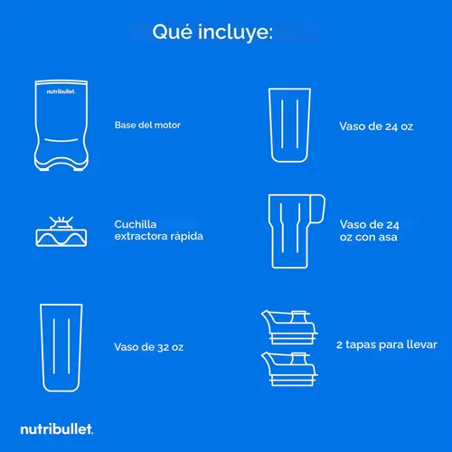 Vista 11 de NutriBullet Ultra Personal Blender NB50500BR, 32 onzas, Latón