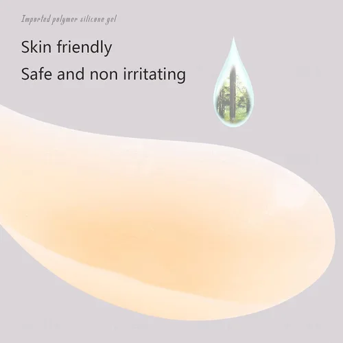 Vista 2 de Stick On Bra Sticky Bra Nippleless Covers Silicone Breast Lift Nipple Covers Adhesive Bras