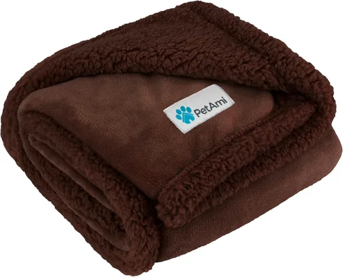 Vista 16 de PetAmi Manta para perros pequeños y medianos, manta de cama para mascotas, gatos, cachorros, gatitos, funda de vellón para muebles, protector
