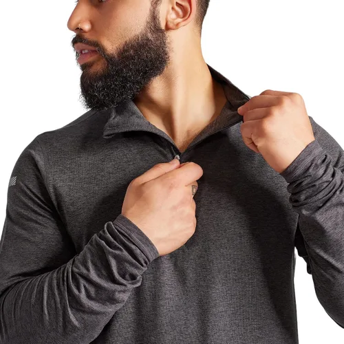 Vista 4 de TRUEWERK Men's Sweatshirts - B2 Chill Crew, Quarter Zip, & Pullover Hoodie, Moisture-Wicking, Layering Jacket 4-Way Stretch