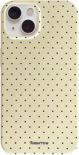 Vista 57 de inewateri Funda compatible con iPhone 11 con bonito diseño estético de lunares a la moda, fundas simples para TPU suave, funda de protección Negro