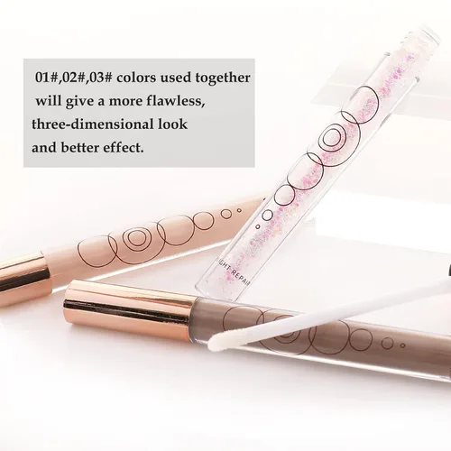 Vista 5 de Boobeen Crema de contorno en barra bronceadora líquida e iluminador de maquillaje facial, lápiz de resaltado y contorno cremoso, corrector cremoso