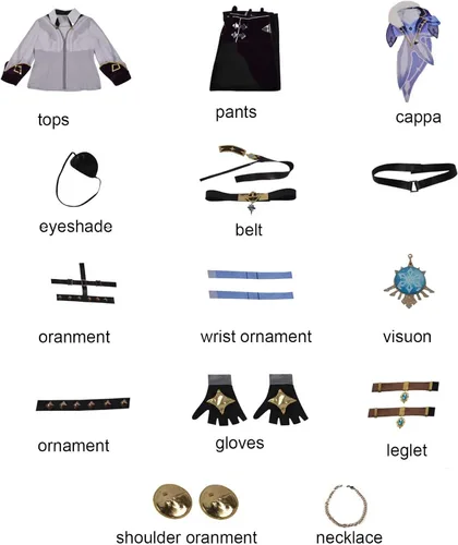 Vista 2 de Game Genshin Impact Kaeya Alberich Cosplay Costume for Halloween Carnival Party Suit