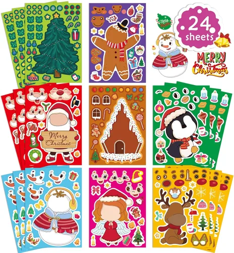 Vista 12 de 4th of July Independence Day Make-a-face Stickers Patriotic Crafts Stickers for Kids, Make Your Own Sticker, Fourth of July American
