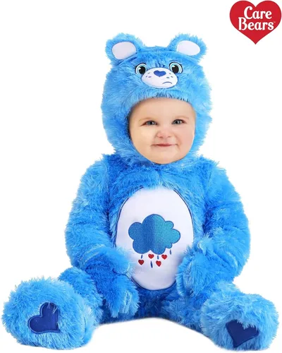 Vista 2 de Care Bears - Disfraz de oso gruñón infantil Azul Patchwork