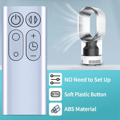 Vista 4 de Nuevo mando a distancia de repuesto para Dyson TP00 TP01 AM11 Purificador Pure Cool Purifier Tower Fan (Color: Plata)