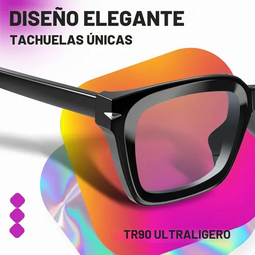Vista 4 de VISOONE No Line Chunky Multifocal Readers with Blue Light Blocking YALE Negro