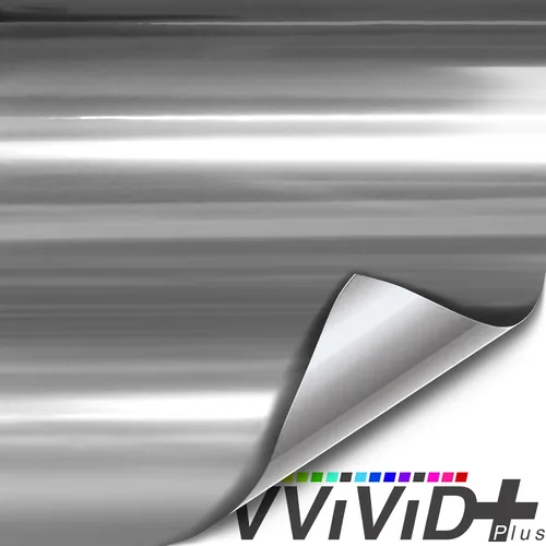 Vista 7 de VViViD - Vinilo plateado de espejo cromado, calcomanía de película autoadhesiva, sin burbujas ni aire, de 3 mil