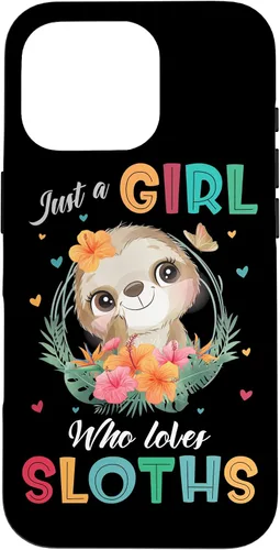 Vista 20 de Just a Girl Who Loves Sloths Case for iPhone 17