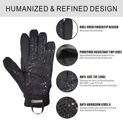 Vista 4 de Guantes Intra-FIT Nivel 5 Resistente a Agujas ANSI A9 Anti-Corte
